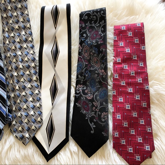 Bundle of 9 Men’s Silk/Polyester Ties - Picture 4 of 7